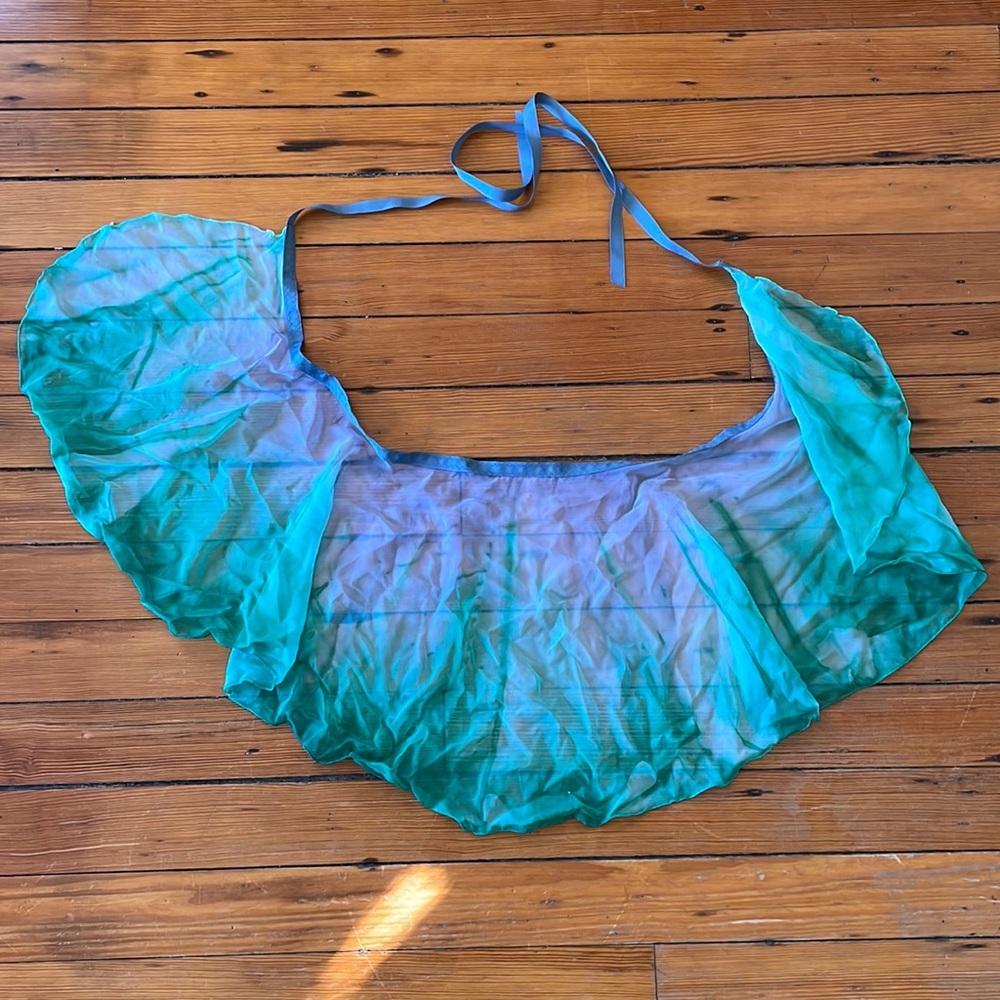 Tie dye wrap skirt